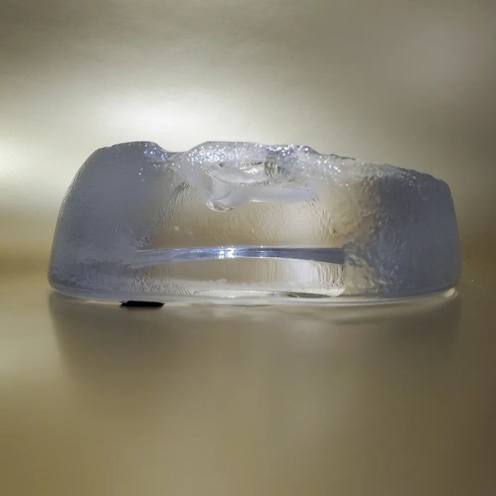 Mats Jonasson Sweden 🇸🇪 Lead Crystal Panda 🐼 4 1/2" Art Glass Signed Numbered - Picture 5 of 16